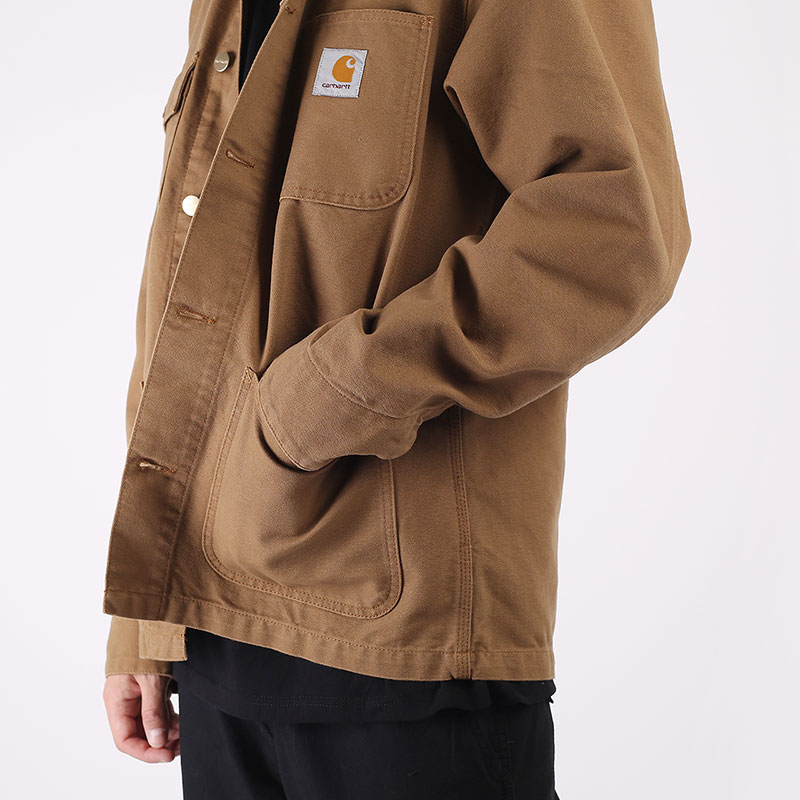 Мужская куртка Carhartt WIP Michigan Coat (I026480-hlt brown)  - цена, описание, фото 3